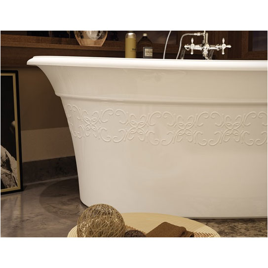 maax bath tub ella embossed design 6636