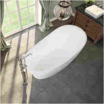 maax joan freestanding soaker tub 61 l x 32 w x 31 1 8 h product