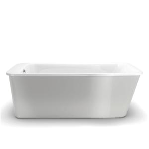 Maax Lounge Freestanding Bathtub 5 3 Ft Lounge Freestanding Bath Tub In White with