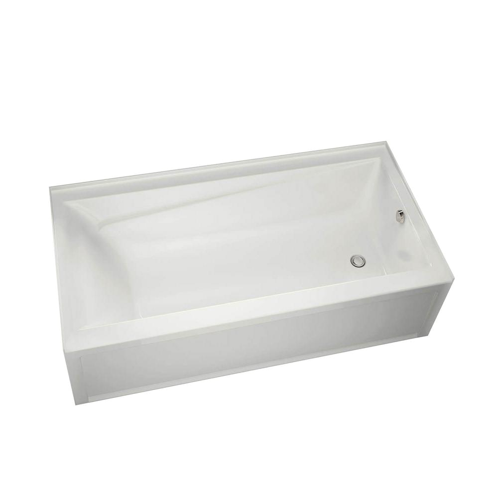 Maax New town Whirlpool Bathtub Maax New town 60 In Right Drain Rectangular Alcove Non