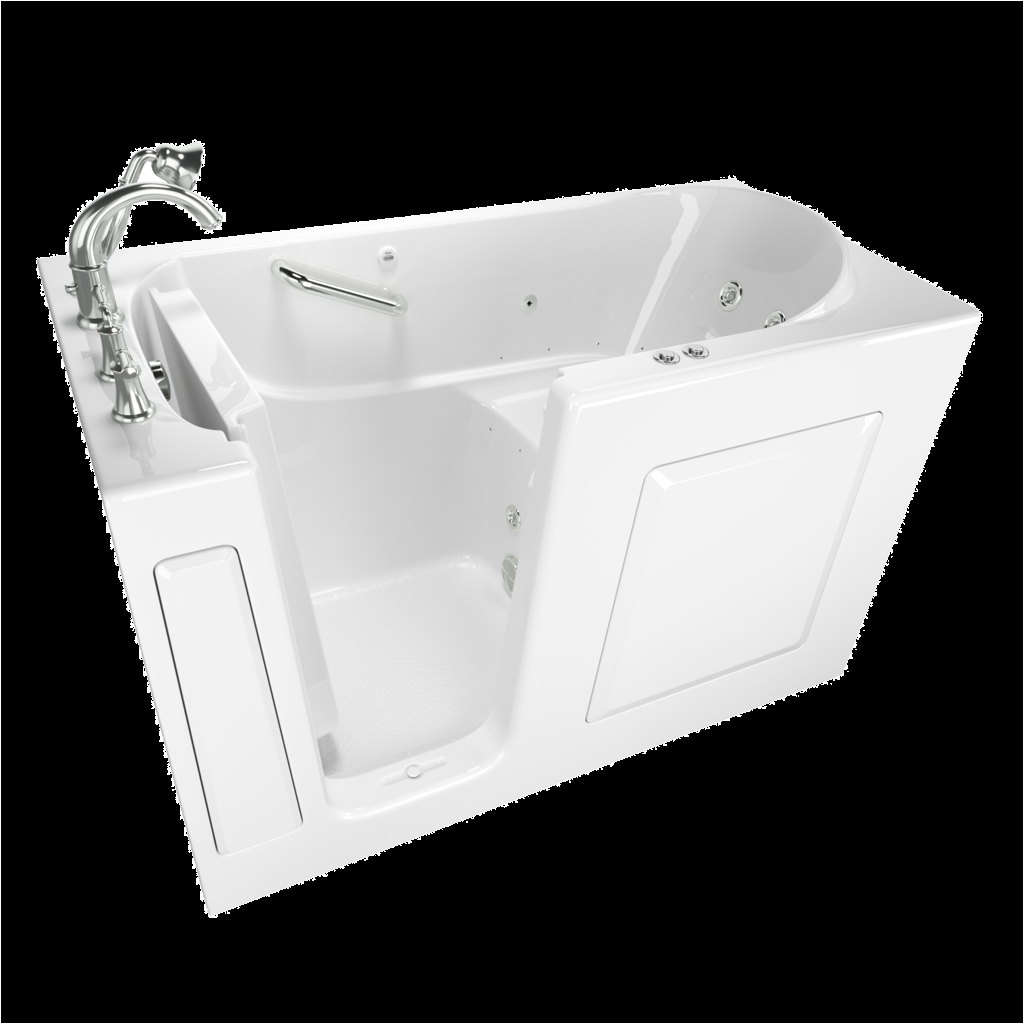 gelcoat value series 60x30 inch walk in bathtub with bination whirlpool and air spa system