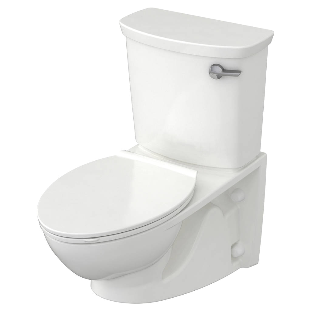 glenwall vormax elongated toilet with right hand trip lever