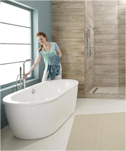 Menards Freestanding Bathtubs American Standard E Handle Freestanding Tub Faucet with