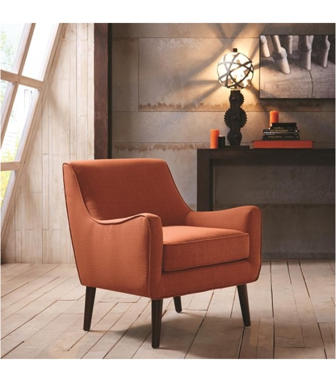 Mid Century Modern Accent Chair orange orange Mid Century Accent Chair