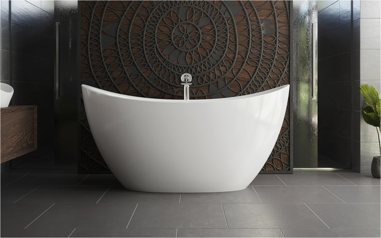 aquatica purescape 171 mini freestanding cast stone bathtub