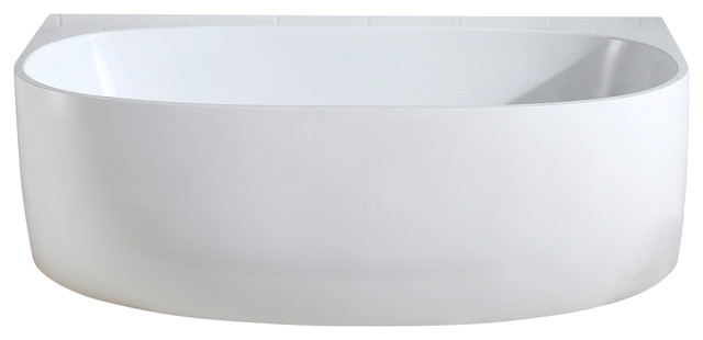 Modern Acrylic Bathtubs Ocala Modern Acrylic Freestanding soaking Tub White 68