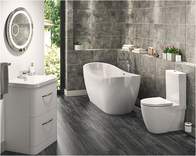 synergy belgravia modern configurable bathroom suite