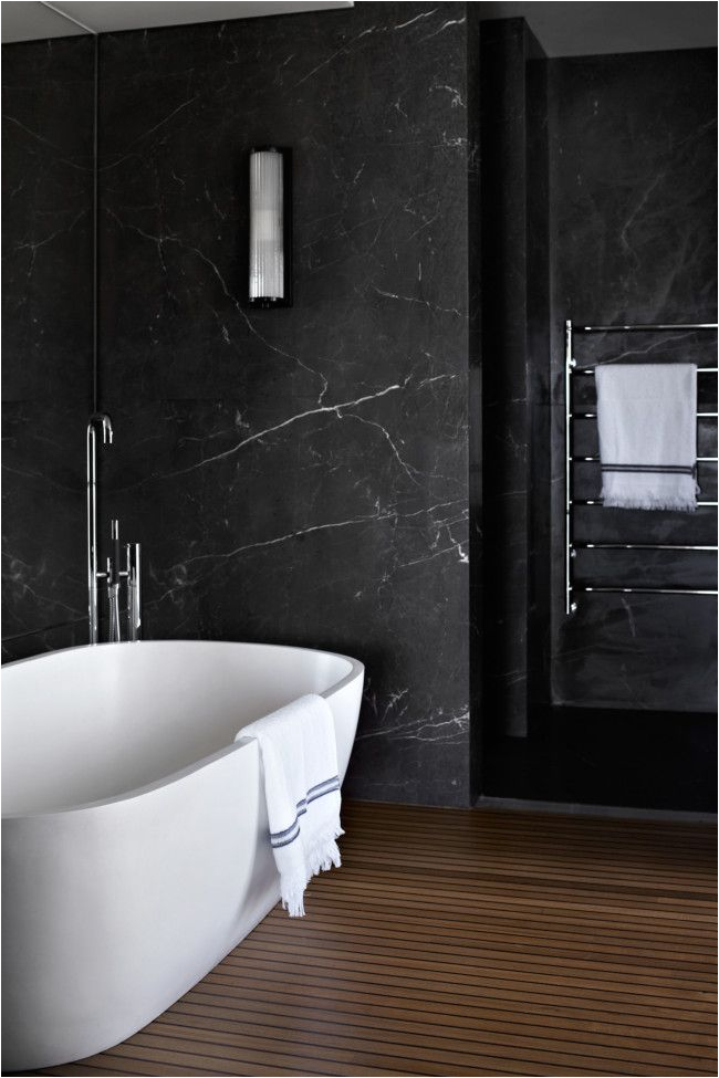 glamorous black marble