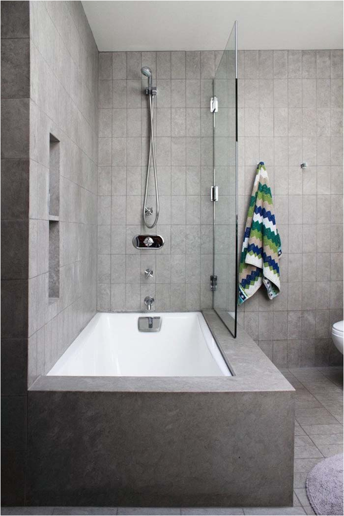 Modern Built In Bathtubs 45 Magnificent Concrete Bathroom Design Inspirations