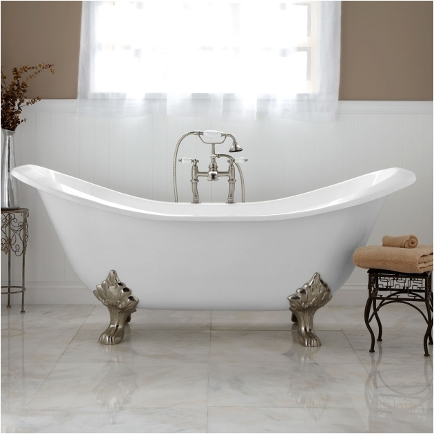 modern clawfoot tub