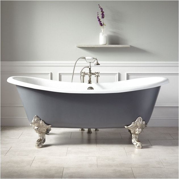 modern clawfoot tub