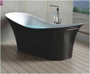 Modern Stone Bathtubs Free Standing solid Surface Stone Modern soaking Bathtub