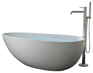 stone resin freestanding bathtub matte extra large modern bathtubs