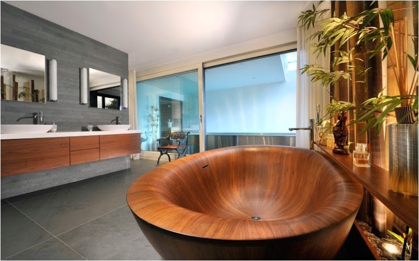 10 relaxing unique wooden bathtubs you will love have