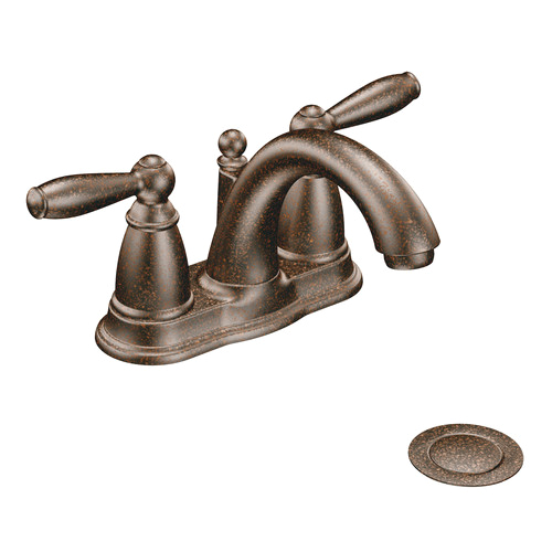 Moen 6610ORB Brantford Two Handle Centerset Lavatory Faucet Oil Rubbed Bronze
