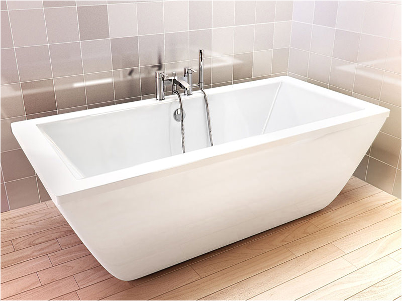 Narrow Bathtubs Canada Cleargreen Freefortis Freestanding Bath with White