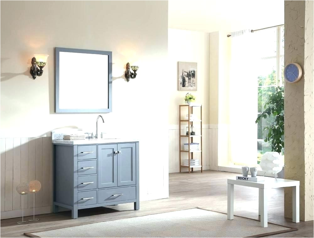 narrow bath vanity