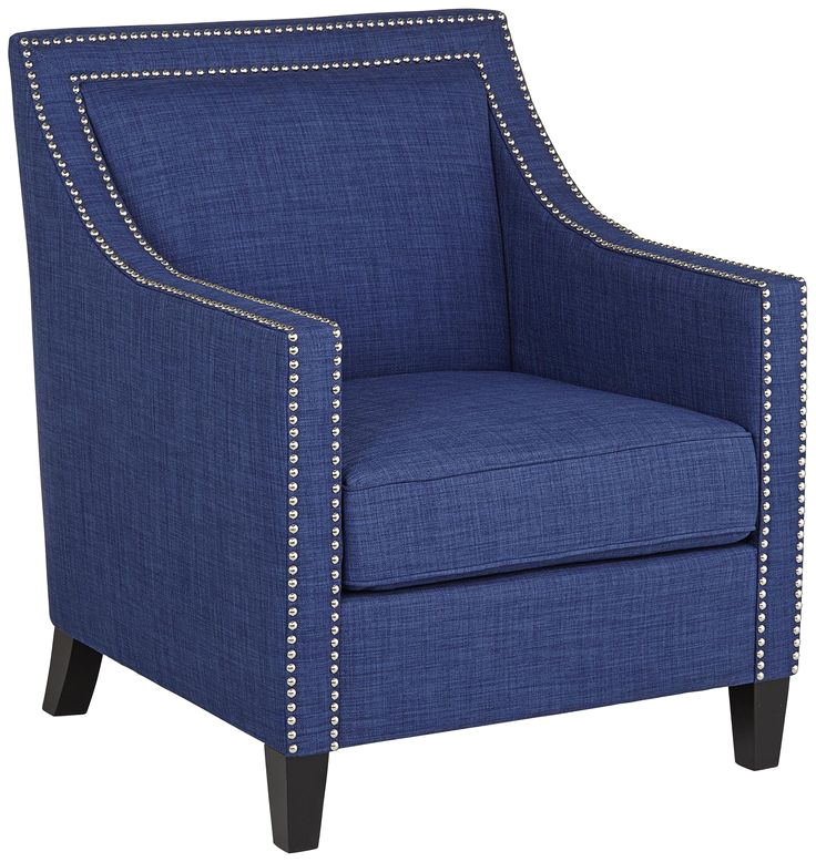 navy blue accent chair