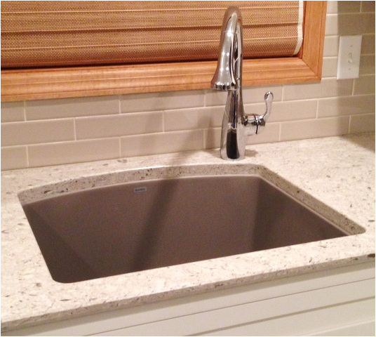 single hole faucets and undermount sinks