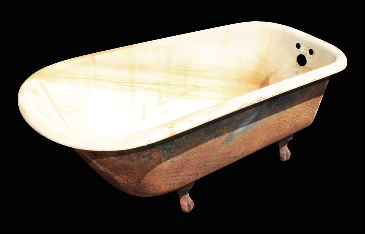 antique clawfoot bathtub