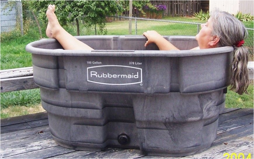 Outdoor Bathtub Diy Japanese soaking Tub Outdoor Diy Water Trough Hot Tub