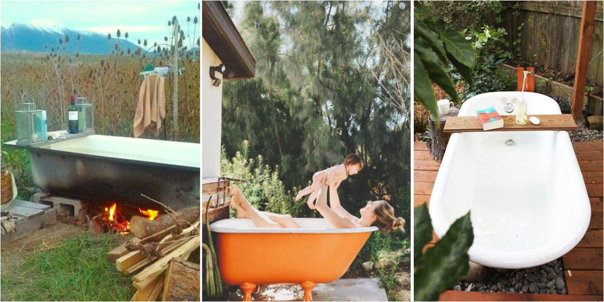 outdoor tubs trend