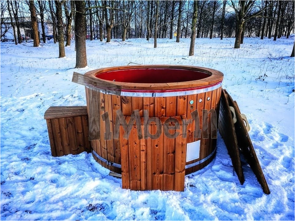 electricity heated thermo wood hot tub