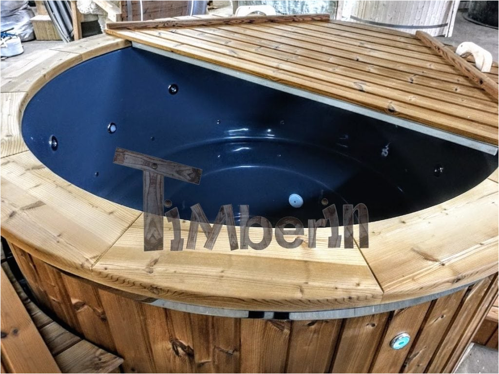 electricity heated thermo wood hot tub