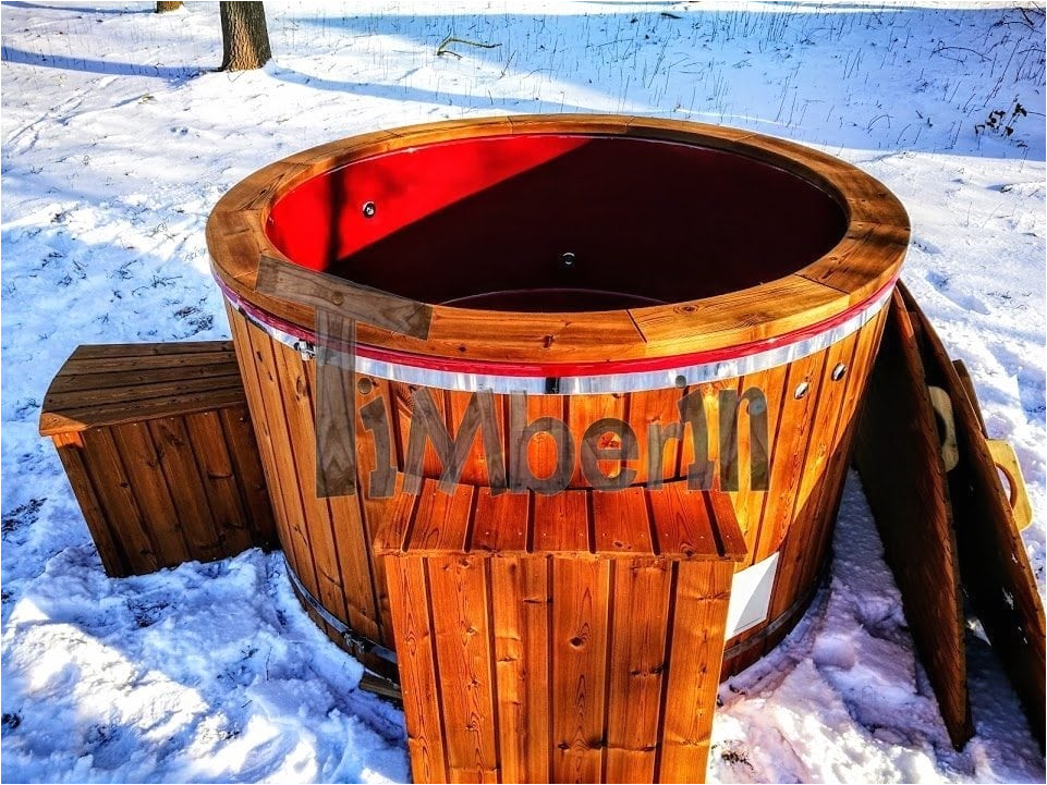 electricity heated thermo wood hot tub