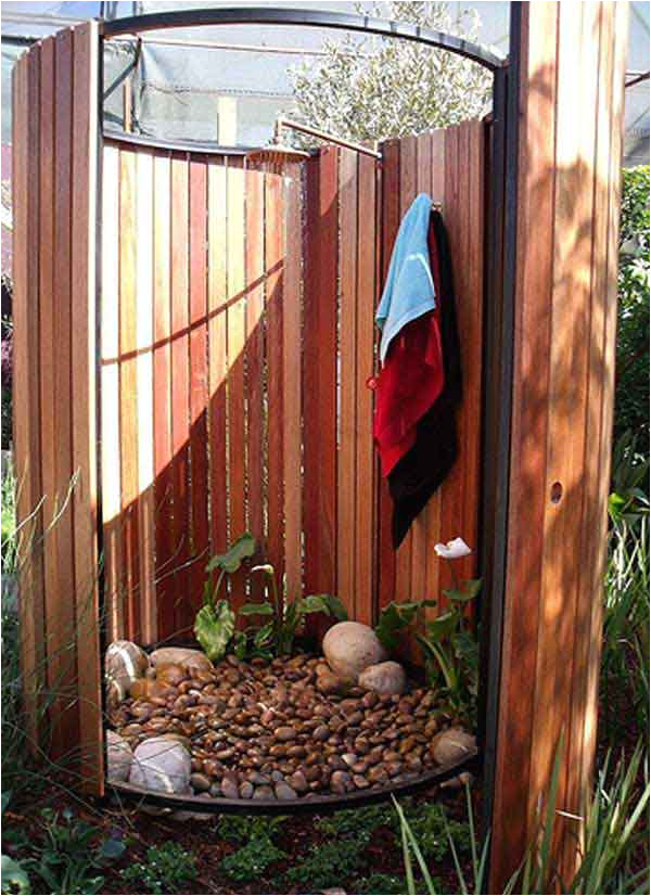 30 cool outdoor showers to spice up your backyard