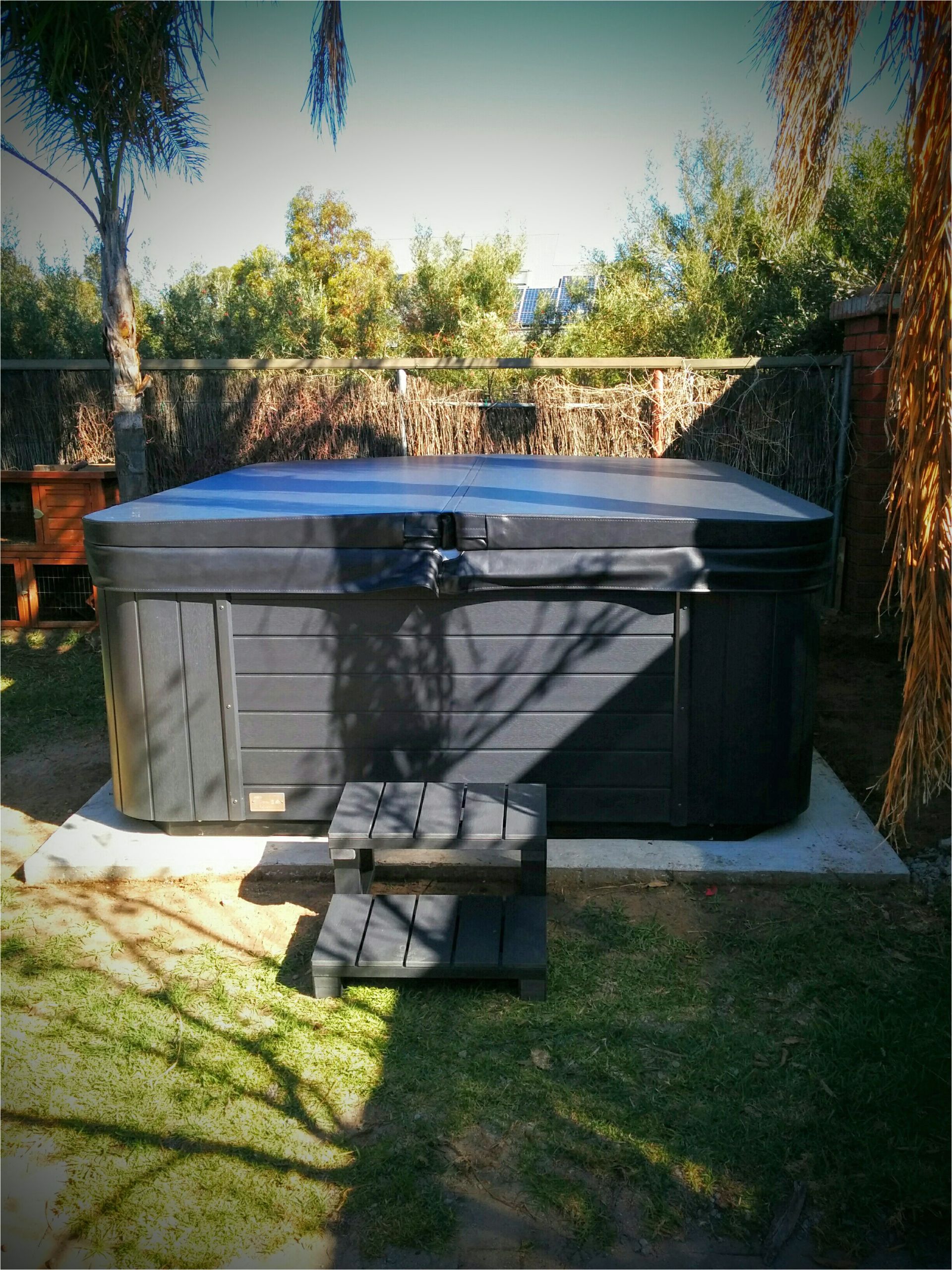 how to install outdoor spa hot tub jacuzzi