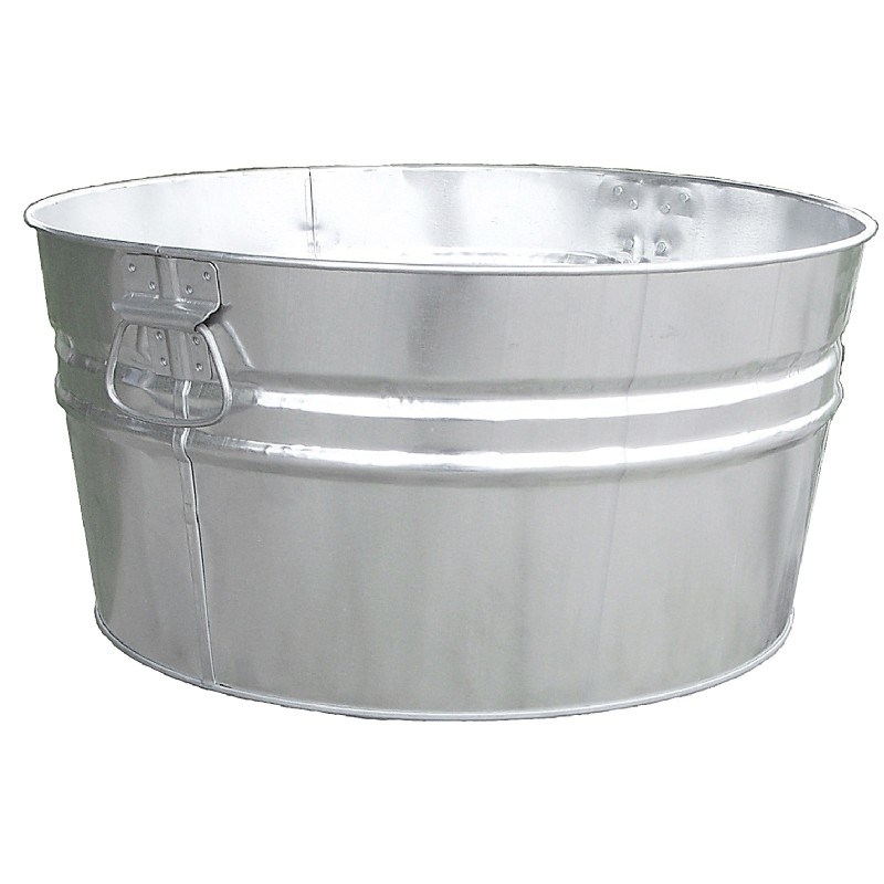 witt outdoor 15 gal tub galvanized steel