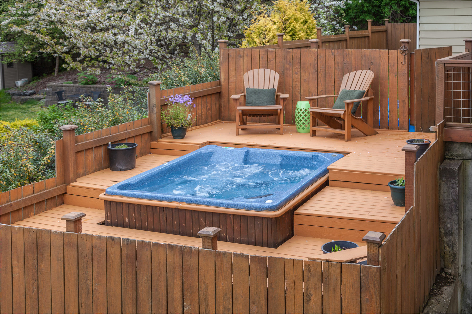 what you need to know about installing an outdoor hot tub