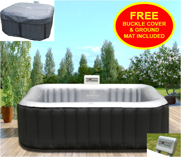 Outdoor Round Bathtub Mspa Outdoor Garden Portable Heated Inflatable Hot Tub