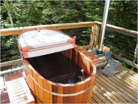 Outdoor Wood Bathtub Japanese soaking Tub Outdoor Diy Uro Japanese soaking