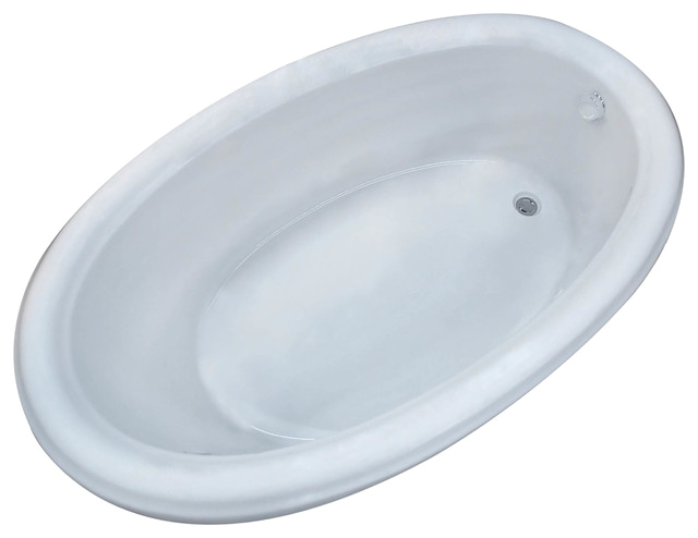 Oval Bathtubs Drop In Belle 36 X 60 Oval soaking Drop In Bathtub soaker Tub