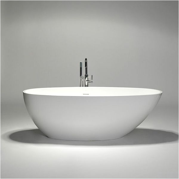 Oval Jetted Bathtub the Delicate Blustone Oval Freestanding Bathtub