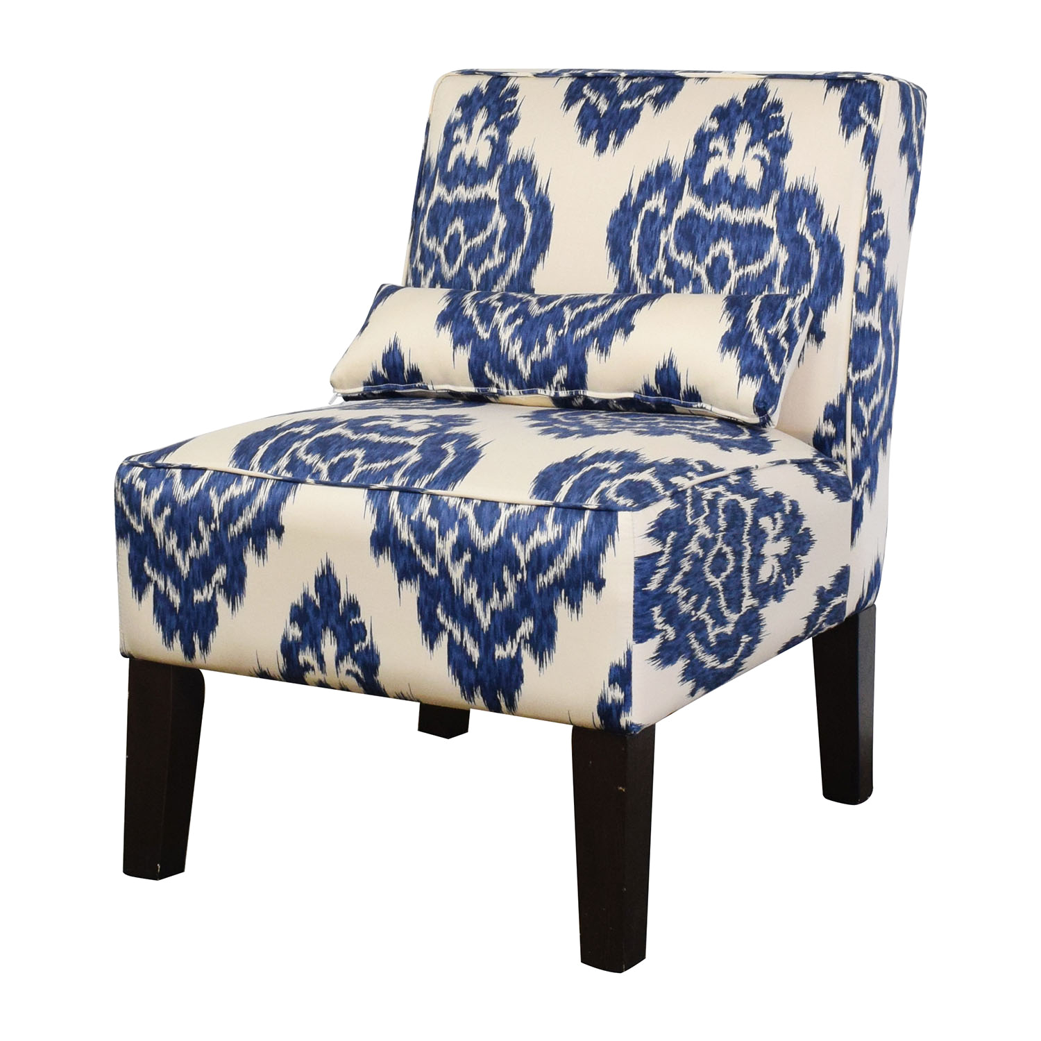 overstock overstock blue and white accent chair