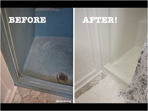 Painted Bathtub before and after Diy Shower and Tub Refinishing How to Paint An Old Shower