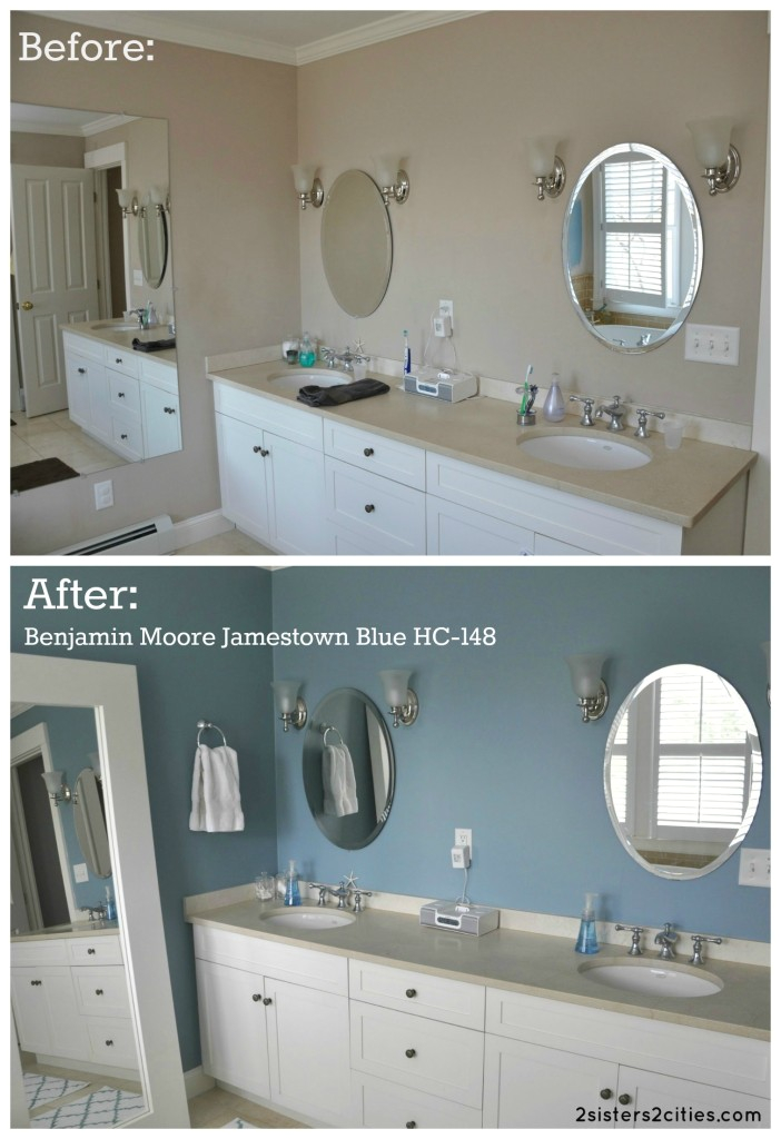 master bathroom paint color reveal