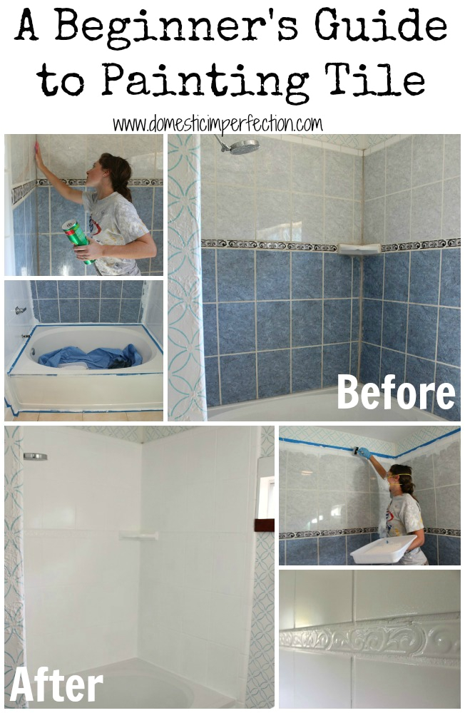how to refinish outdated tile