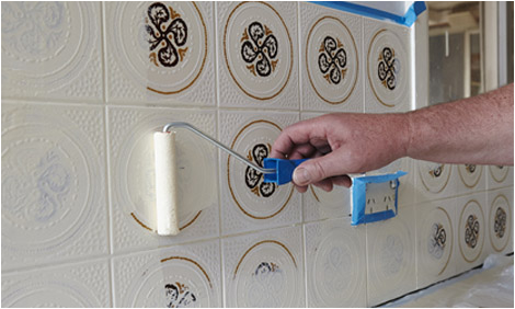 how to paint tiles