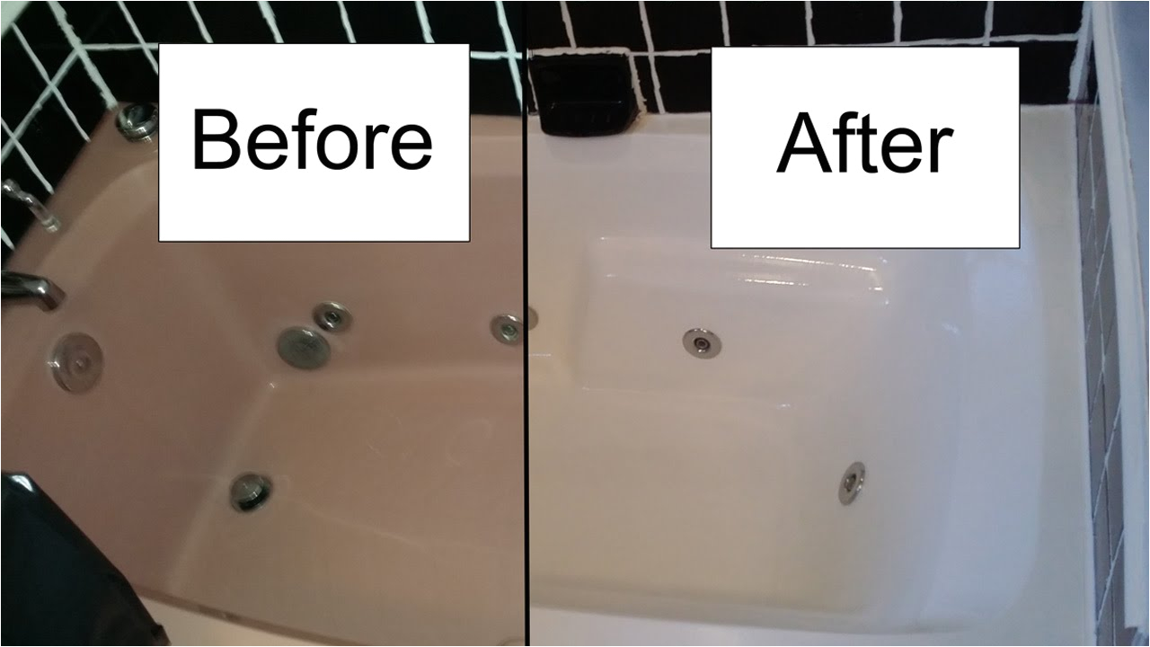 Painting Bathtubs How to Refinish A Bathtub with Rustoleum Tub and Tile Kit
