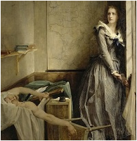 Painting Death Bathtub Charlotte Corday and the Bathtub assassination Of Jean