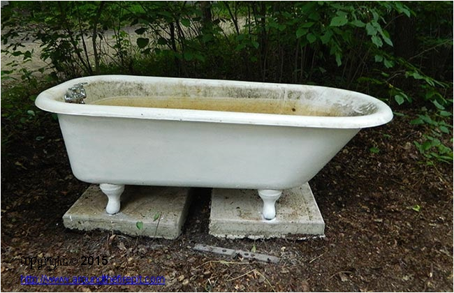 Painting Steel Bathtub New Old Bathtub Around the Fire Pit