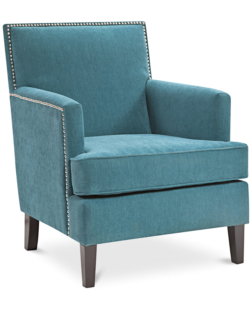 Peacock Blue Accent Chair Peacock Blue Kendall Accent Chair