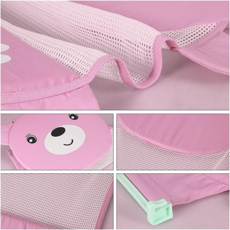 Pink Baby Bath Seat for Tub Yosoo Baby Bath Seat Support Adjustable Bathtub Bathing