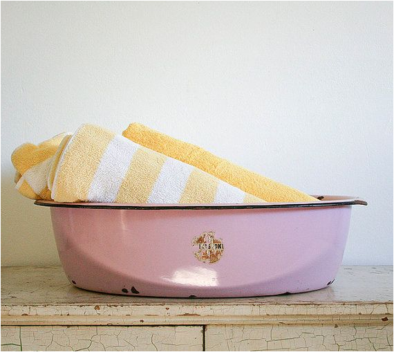 pink enamelware