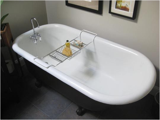 Porcelain Bath Bathtubs How to Clean A Porcelain Bathtub or Sink Bathroom solution