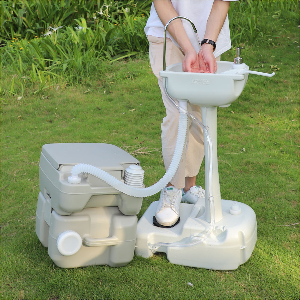 Portable Bathroom Ebay Garden Portable Hand Wash Sink and 20l Flush toilet